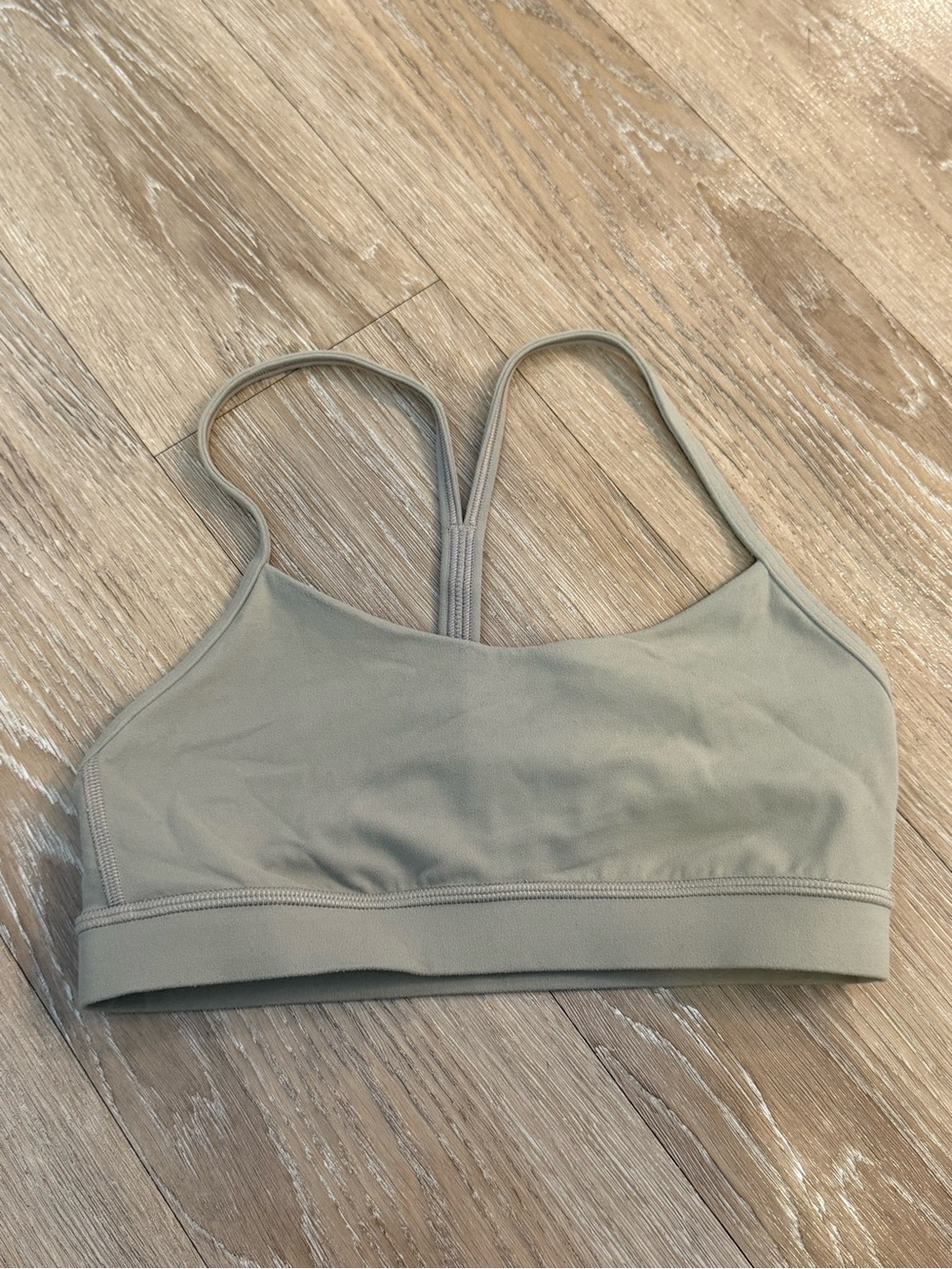 lululemon athletica Olive Green Strappy Sports Bra